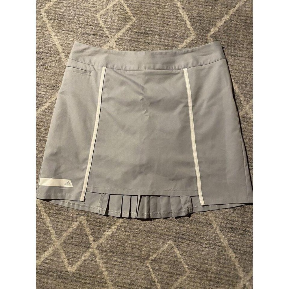 Adidas womens grey Pure Motion CoolMax Athletic golf skort size 10